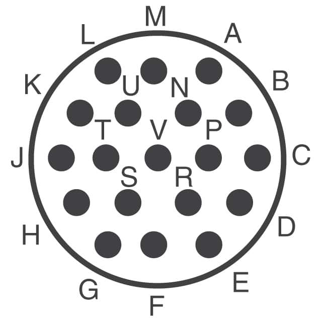 MS3102E22-14P Amphenol Industrial Operations  Assemblages de connecteurs circulaires
